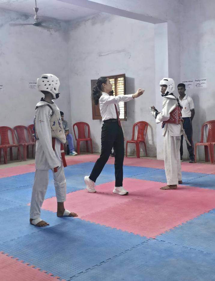राज्य स्तरीय ताइक्वांडो प्रतियोगिता के तीसरे दिन बालकों ने दिखाया दम *16
