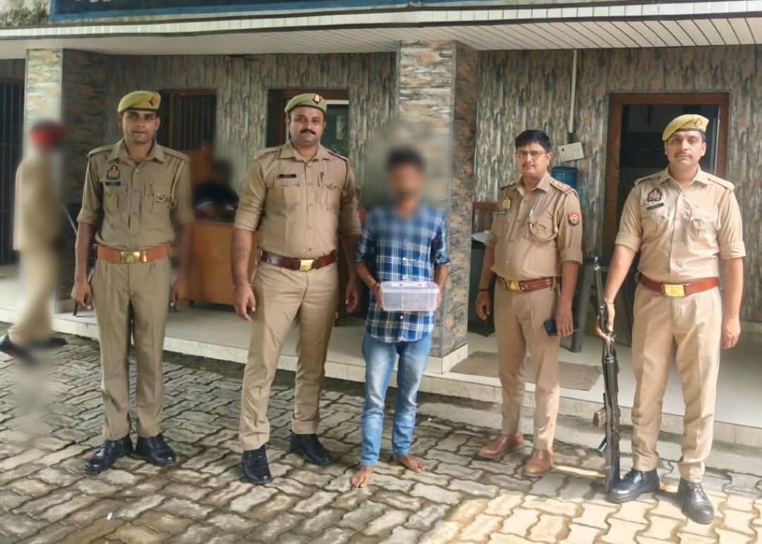 अवैध तमंचा व कारतूस के साथ आरोपी गिरफ्तार गहमर पुलिस ने .315