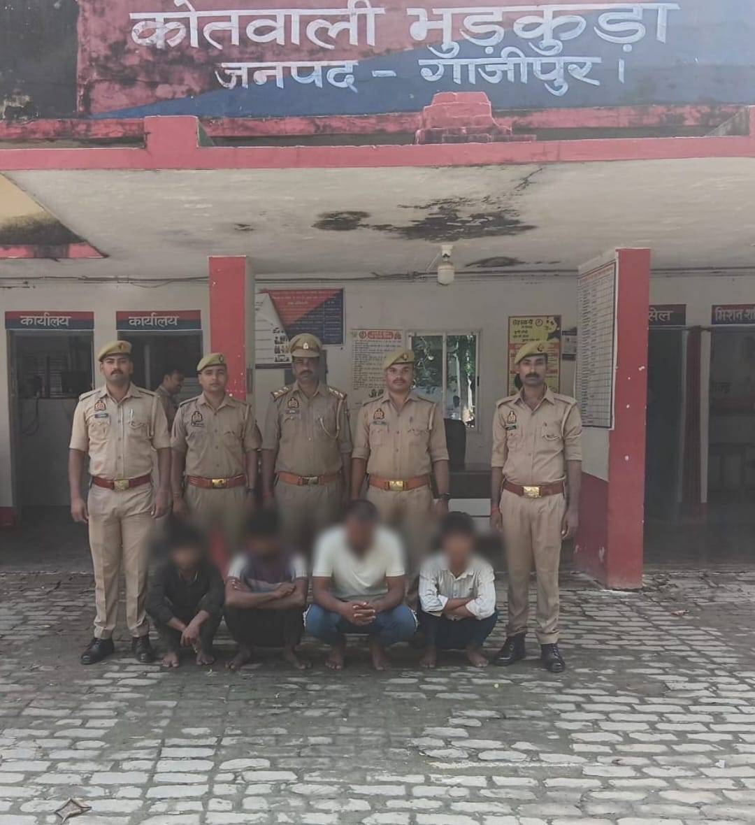 सामूहिक दुष्कर्म मामले में चार वांछित गिरफ्तार भुड़कुड़ा पुलिस ने कुड़िला मोड़