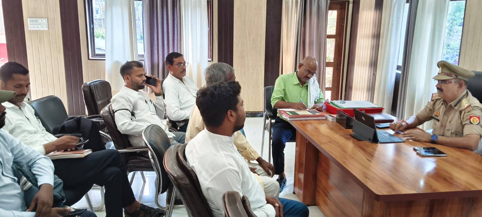 थाना समाधान दिवस में पहुंचे पांच फरियादी, किसी भी मामले का मौके