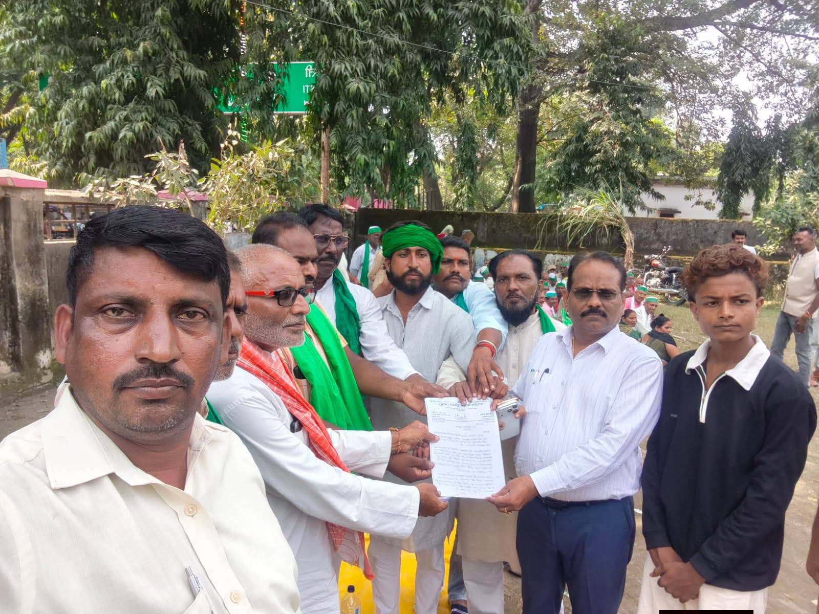 किसानों की समस्याओं को लेकर भाकियू भानू ने,सात बहराइच। भारतीय किसान यूनिउयन